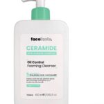 Facefact ceramide oil control foaming cleanser 400ml